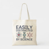 Easily Distracted By Science Tote Bag (Achterkant)