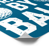 Easily Distracted By Shirt Funny Men Women Golf Lo Poster (Hoek)