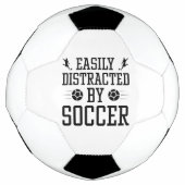 Easily Distracted By Soccer Voetbal (Voorkant)