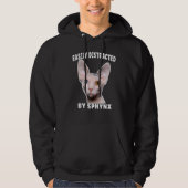 Easily Distracted By Sphynx cat Hoodie (Voorkant)