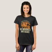 Easily Distracted By Weimaraner And Books Weims Do T-shirt (Voorkant volledig)