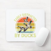 Easily Distracted Duck Hunting Gift Dad Hunter Son Muismat (Met muis)