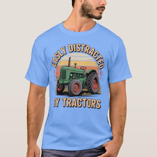 easily distracted - style t-shirt (Voorkant)
