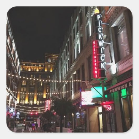 East 4th Street, Cleveland, Ohio Foto Sticker (Voorkant)