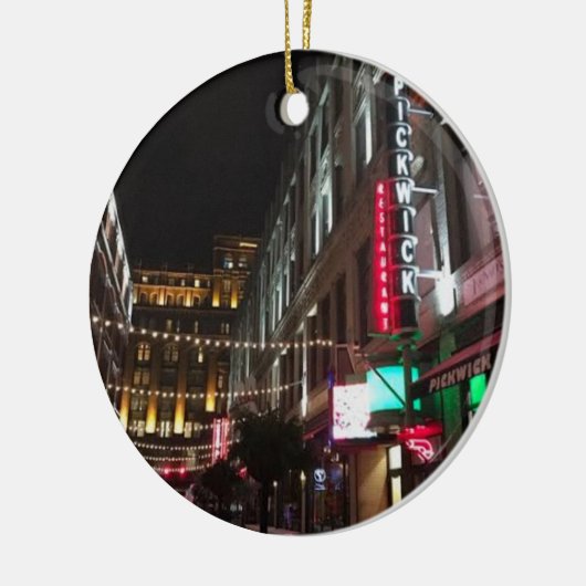 East 4th Street, Cleveland, Ohio Photo Ornament (Links)