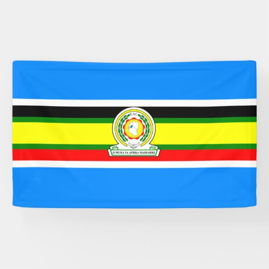 East African Community flag Banner (Horizontaal)