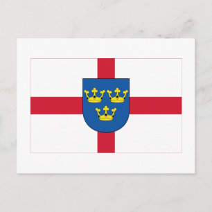East Anglia Flag Briefkaart