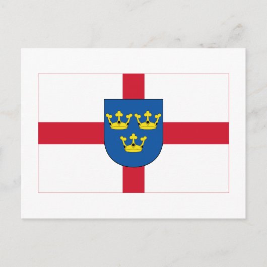 East Anglia Flag Briefkaart (Voorkant)