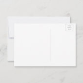 East Anglia reisposter. Briefkaart (Achterkant)