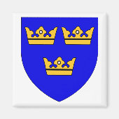 East Anglia Wapen Magneet (Voorkant)