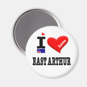EAST ARTHUR - I Love Magneet (Voorkant / Achterkant)