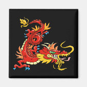 East Asian Dragon Magnet (Voorkant)