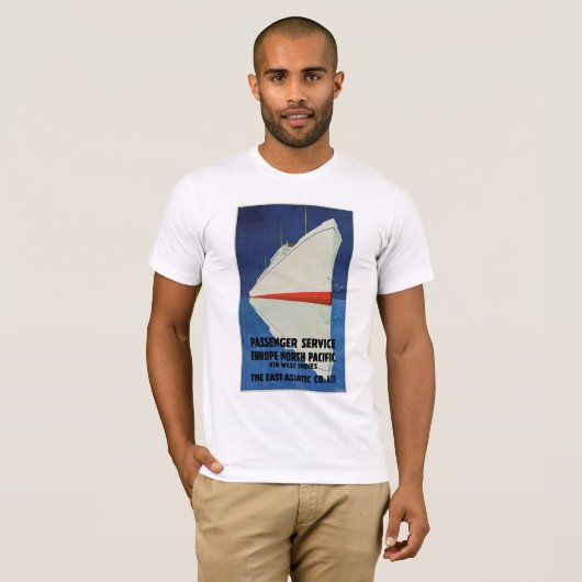 East Asiatic Company Passenger Service T-shirt (Voorkant volledig)