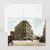 East Ave, Hoek van Main, Rochester, New York, Briefkaart (Voorkant / Achterkant)