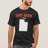 East Basin Utah USA State America Travel Utahan T-shirt (Voorkant)