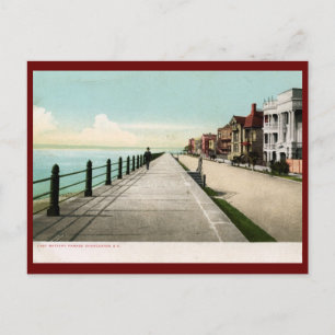 East Battery Parade, Charleston SC 1900  Briefkaart