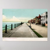 East Battery Parade, Charleston SC 1900  Poster (Voorkant)