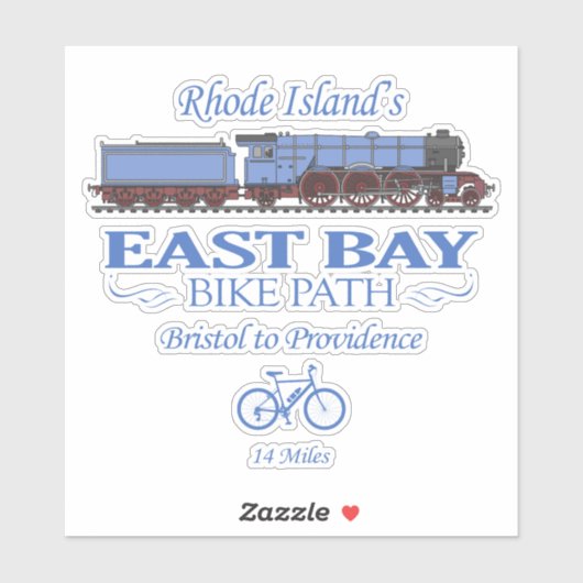 East Bay Fietspad (RT2) Sticker (Vel)