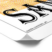 East Beach Santa Barbara, Californië Retro Beach 1 Poster (Hoek)