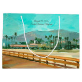 East Beach Santa Barbara Gift Bag Groot Cadeauzakje (Achterkant)