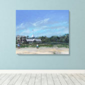 East Beach, St. Simons Island, GA - Canvas Afdrukk (Insitu (Houten vloer))