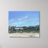 East Beach, St. Simons Island, GA - Canvas Afdrukk (Voorkant)