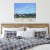 East Beach, St. Simons Island, GA - Canvas Afdrukk Afdruk (Insitu (Slaapkamer))