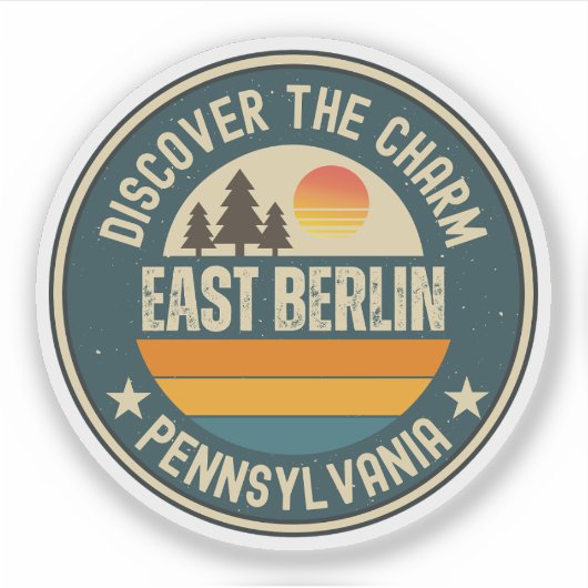 East Berlin, Pennsylvania Sticker (Voorkant)