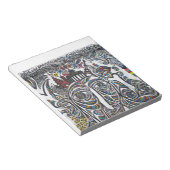 East Berlin Wall Graffiti Notitieblok (Schuin)