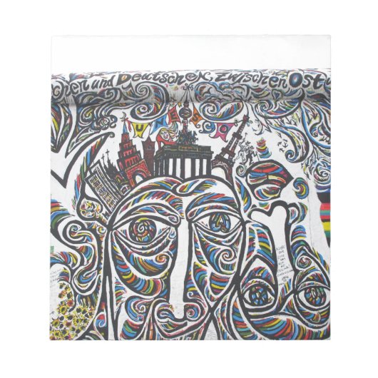 East Berlin Wall Graffiti Notitieblok (Voorkant)