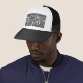 East Berlin Wall Graffiti Trucker Pet (In situ)