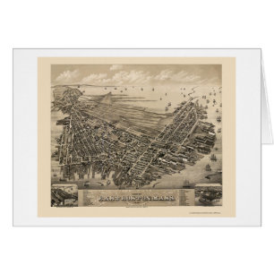 East Boston, MA Panoramic Map - 1879
