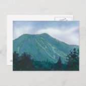 East Burke Vermont, Burke Mountain Briefkaart (Voorkant / Achterkant)