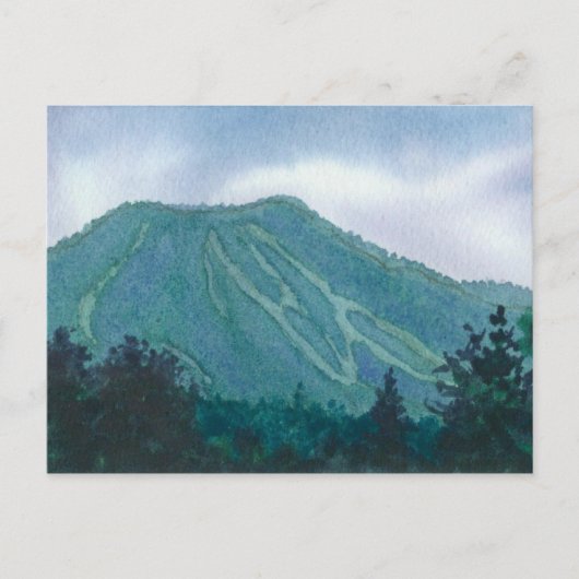 East Burke Vermont, Burke Mountain Briefkaart (Voorkant)