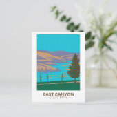 East Canyon State Park Utah  Briefkaart (Staand voorkant)