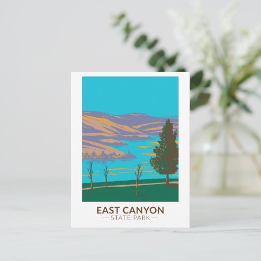 East Canyon State Park Utah  Briefkaart (Staand voorkant)