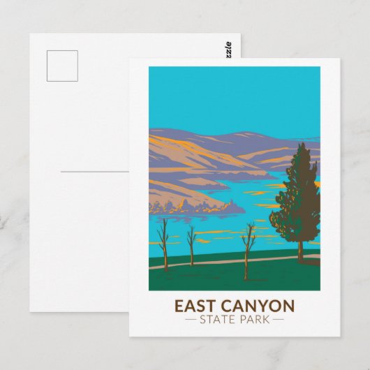 East Canyon State Park Utah  Briefkaart (Voorkant / Achterkant)