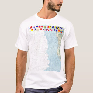 East Cape Mormon Key Florida Nautical Chart Shirt