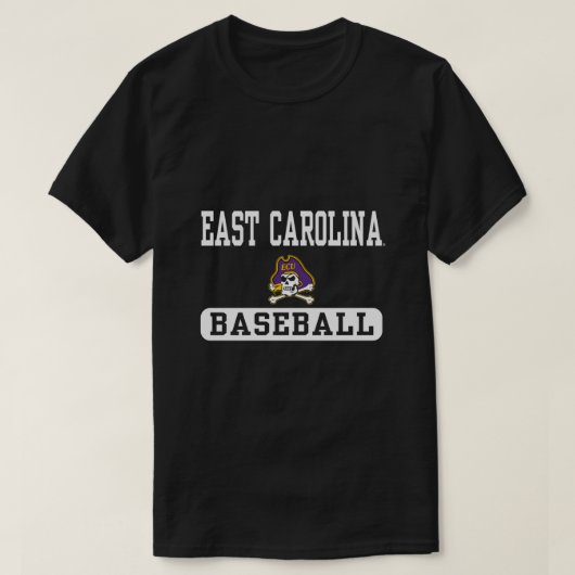 East Carolina Pirates Baseball Officieel erkend T-shirt (Design voorkant)