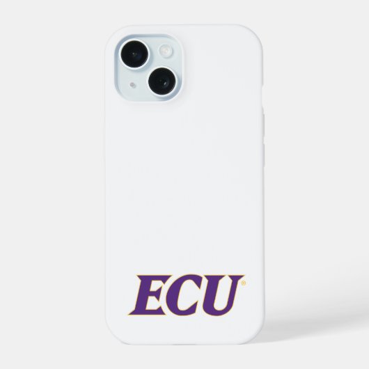East Carolina Universiteit | ECU Logo iPhone 15 Case (Achterkant)