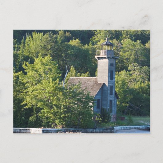 East Channel Lighthouse, Michigan Briefkaart (Voorkant)