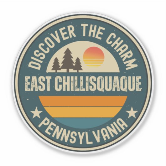East Chillisquaque, Pennsylvania Sticker (Voorkant)