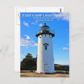 East Chop Lighthouse, Massachusetts Briefkaart (Voorkant / Achterkant)
