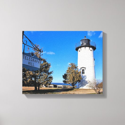 East Chop Lighthouse, Massachusetts Canvas Print (Voorkant)
