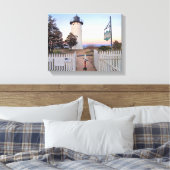 East Chop Lighthouse, Massachusetts Canvas Print (Insitu (Slaapkamer))