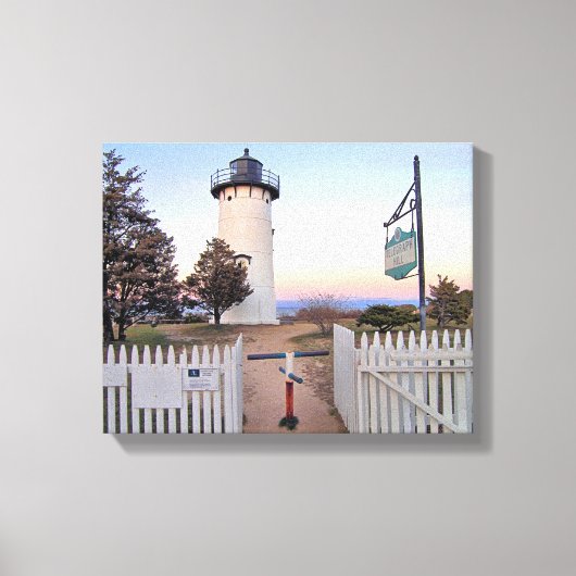East Chop Lighthouse, Massachusetts Canvas Print (Voorkant)