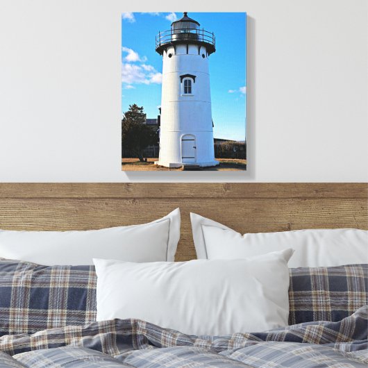 East Chop Lighthouse, Massachusetts Canvas Print (Insitu (Slaapkamer))