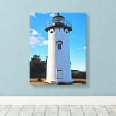 East Chop Lighthouse, Massachusetts Canvas Print (Insitu (Houten vloer))
