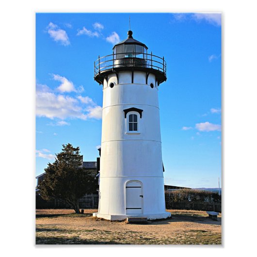 East Chop Lighthouse, Massachusetts Foto Afdruk (Voorkant)