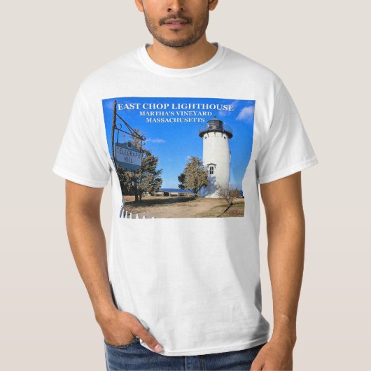 East Chop Lighthouse, Massachusetts T-Shirt (Voorkant)